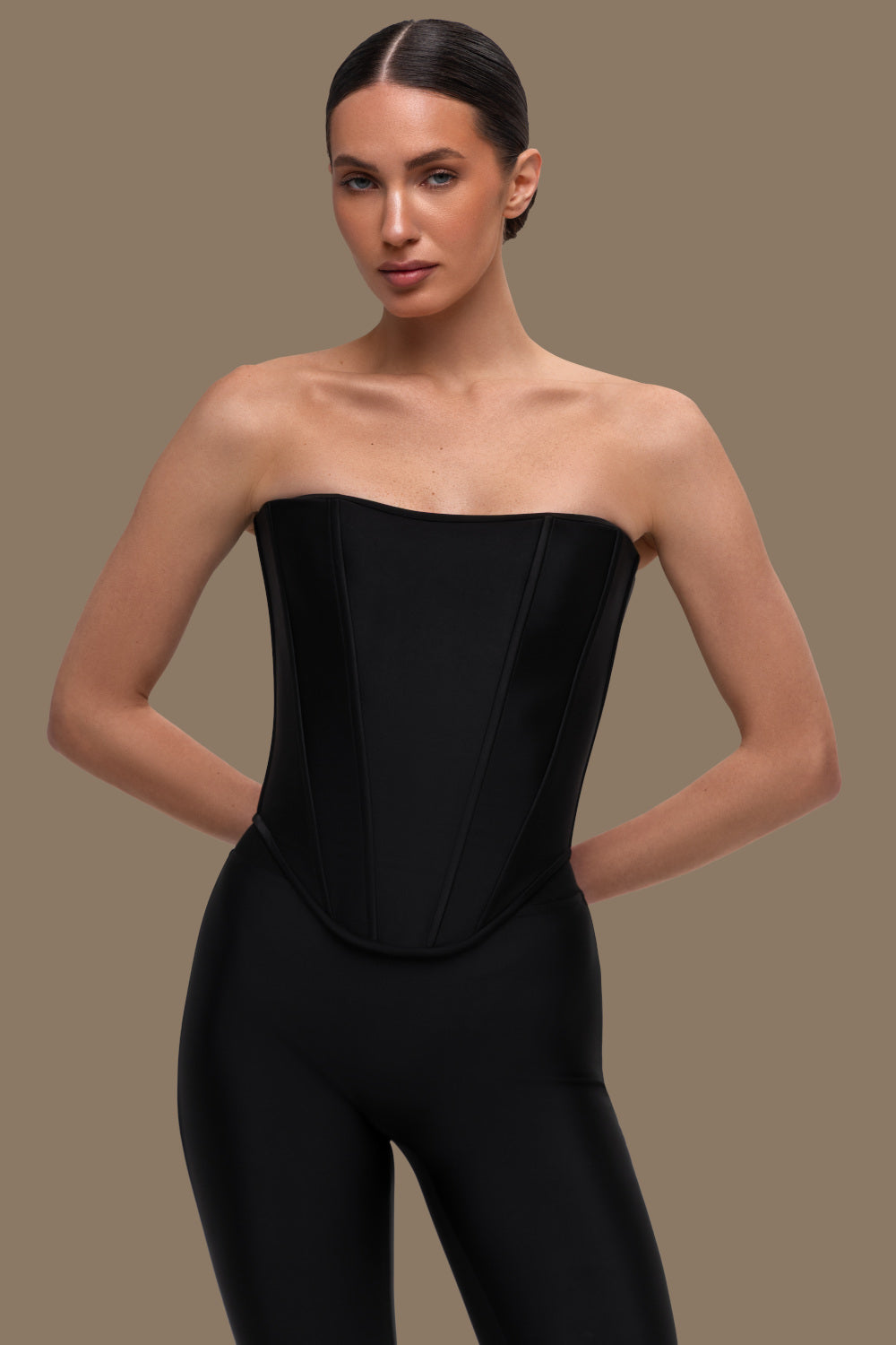 Black corset top
