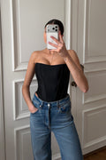 Black corset top
