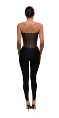 Brown corset top