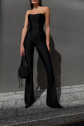 Flared pants space black