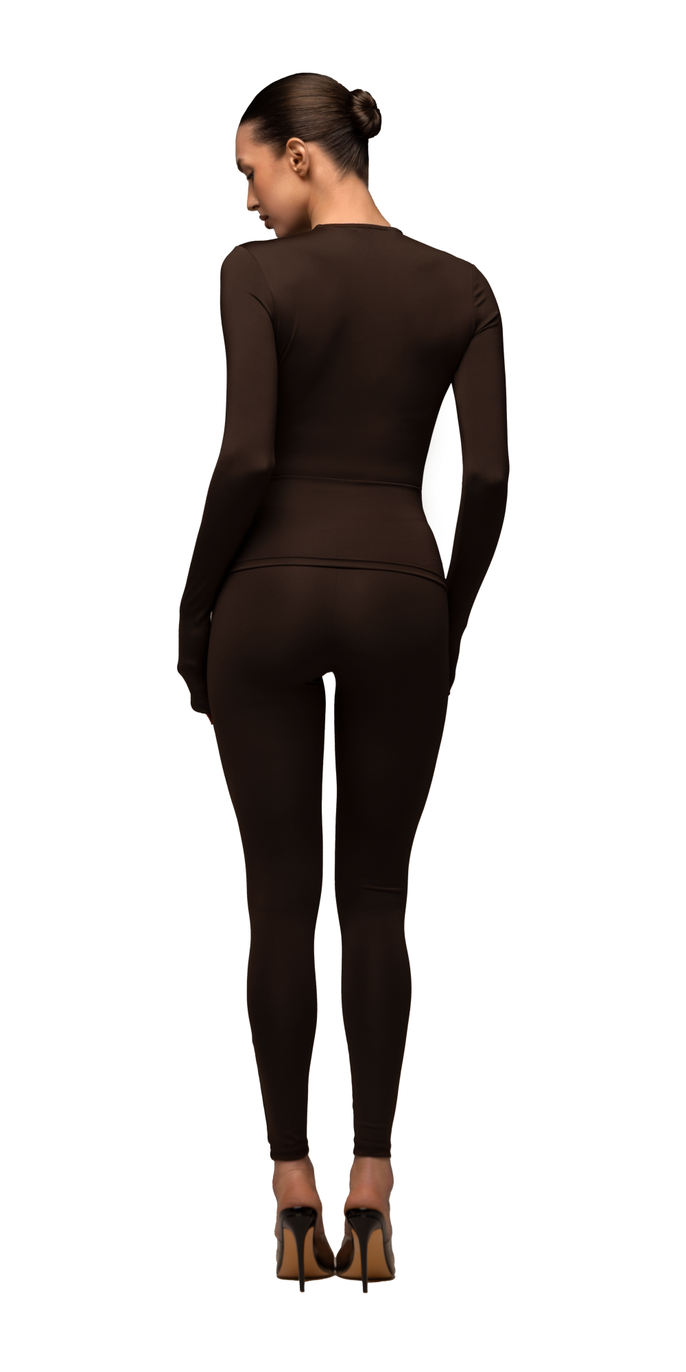 Matte brown long sleeve
