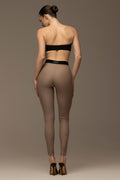 Warm nude leggings
