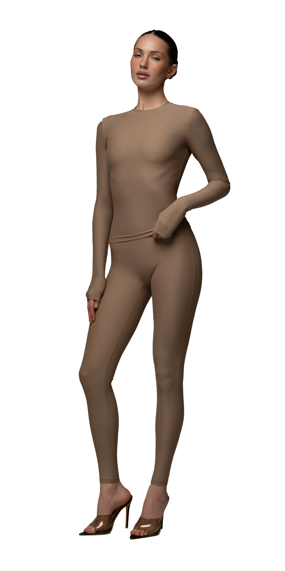 Warm nude long sleeve