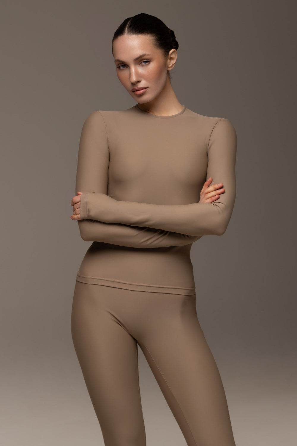 Warm nude long sleeve