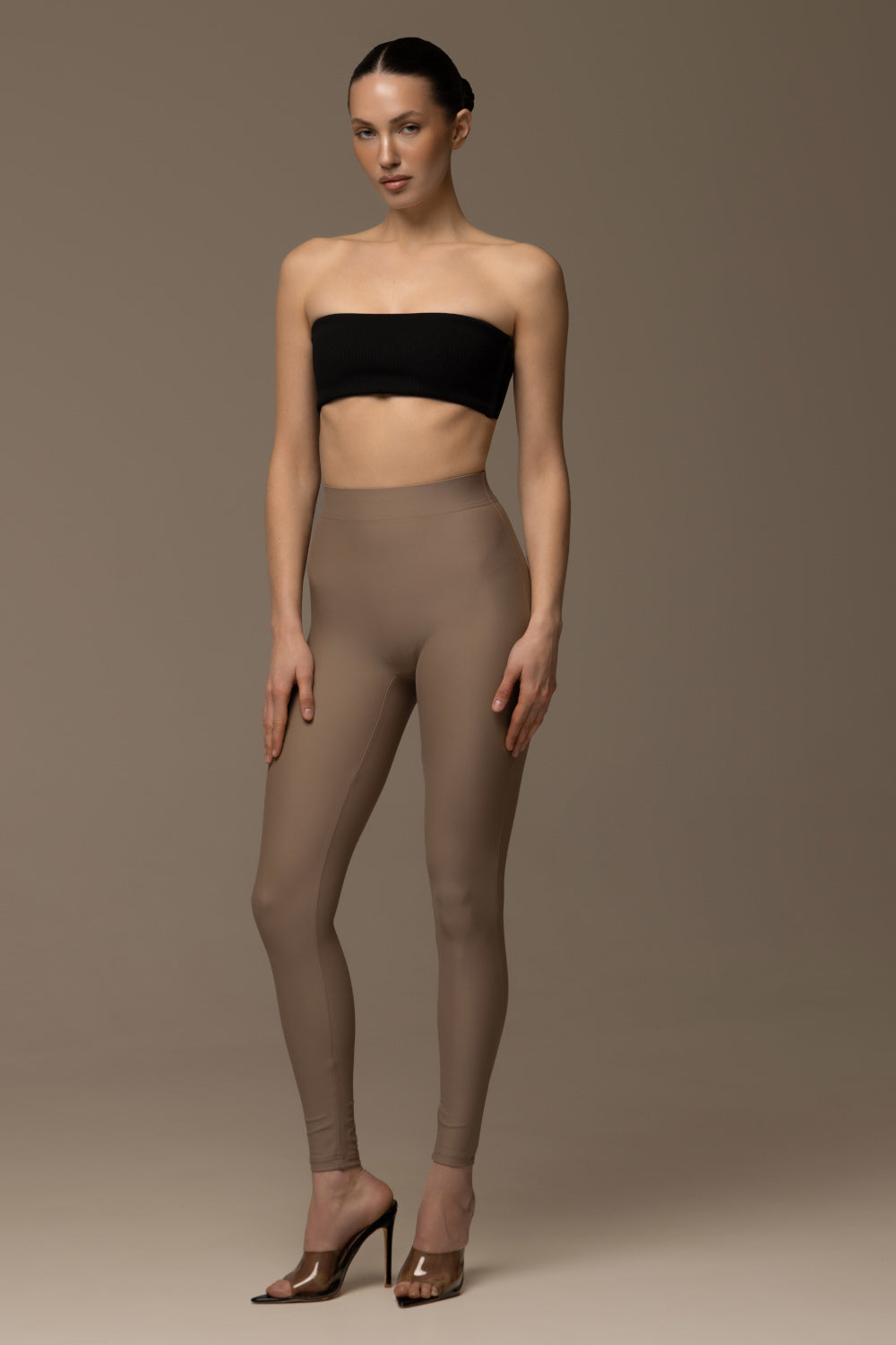 Mono warm nude leggings